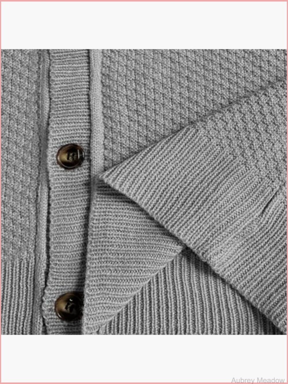 Open Front Cardigan Sweater Long Sleeve Button Down Knit Jacket Cropped Coat - Picture 5 of 6